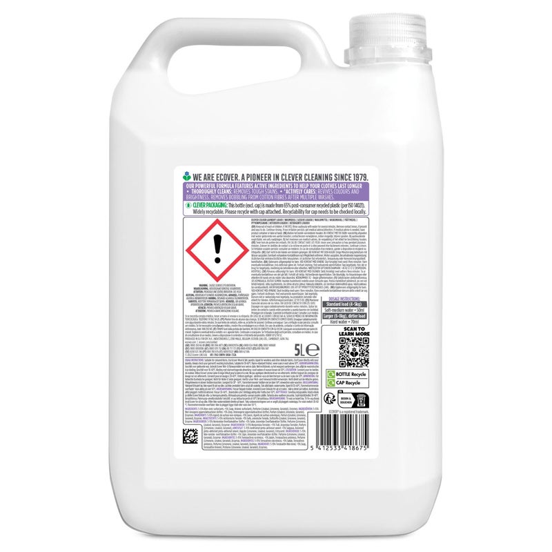 ecover Laundry Liquid Colour Concentrate Apple Blossom and Freesia Scent Refill - 5 Litre - Image 2
